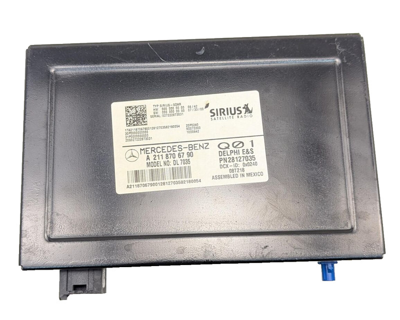 03-09 Mercedes W209 CLK550 GL550 Sirius Satellite Radio Receiver 1698270162 OEM