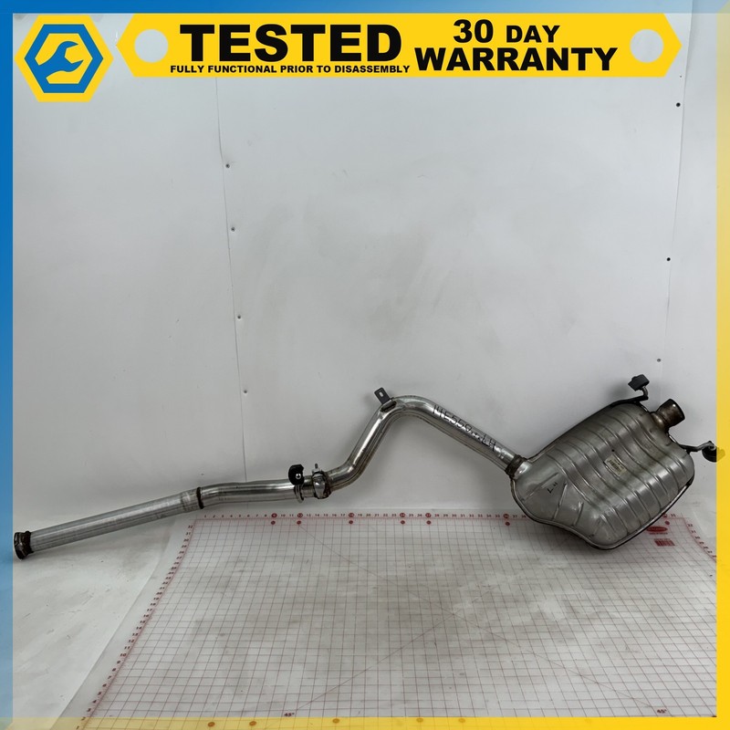 12-17 Mercedes E550 Convertible LEFT DRIVER SIDE EXHAUST MUFFLER W/ PIPE OEM
