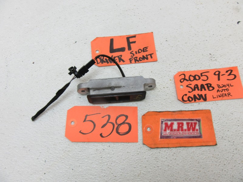 fits 04-10 SAAB 9-3 CONVERTIBLE TOP LATCH LEFT DRIVER SIDE 12830221LH L LH CAR