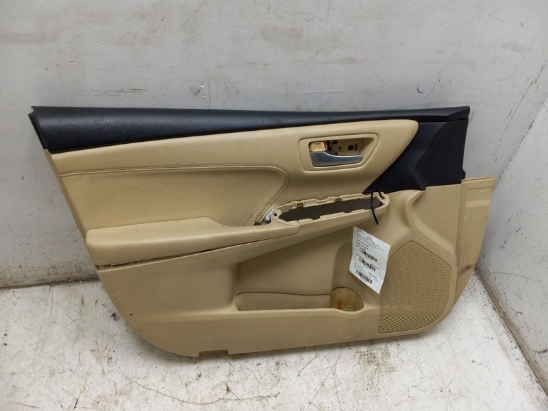 15 TOYOTA CAMRY XLE FRONT DRIVER LEFT DOOR PANEL TAN-LA00