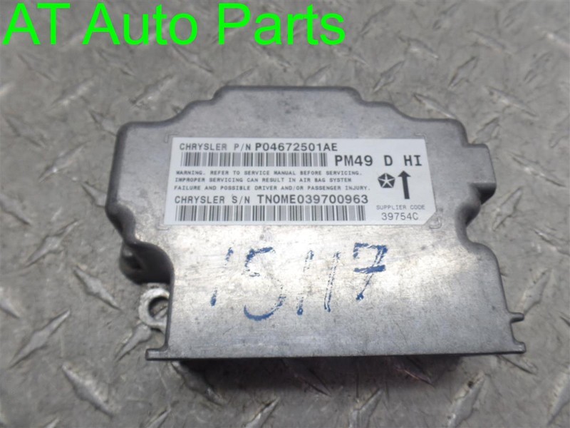 2007 DODGE CALIBER AIR BAG AIRBAG MODULE 04672501AC