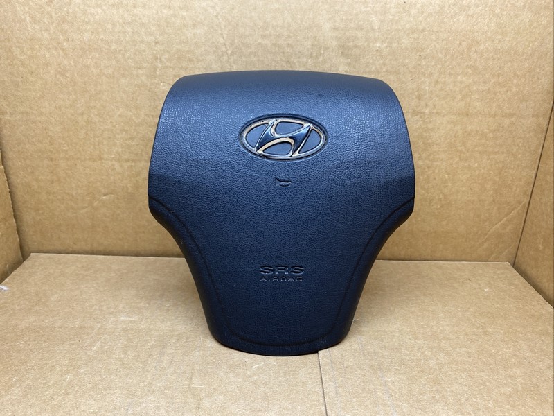 07-10 Hyundai Elantra Front Left Driver Side Steering Wheel Air Bag Airbag Black