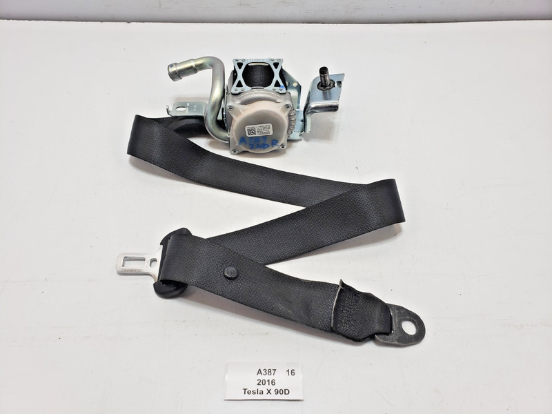 ✅16-20 OEM Tesla Model X Rear Right Passenger Side 2nd Row Seat Belt Retractor