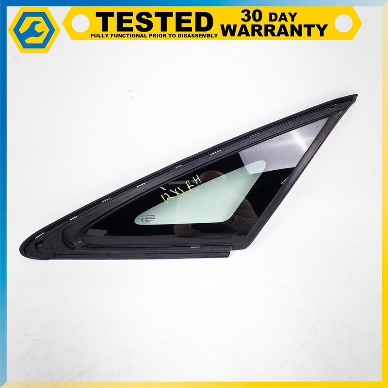 10-19 JAGUAR XJ REAR RIGHT PASSENGER SIDE QUATER WINDOW GLASS OEM