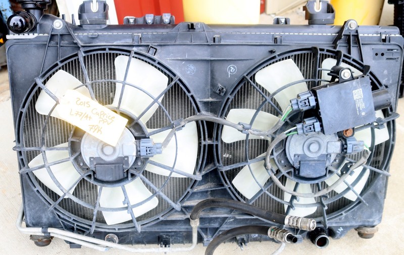 2011-2017 Chevy Caprice PPV Radiator, A/C Condenser, Cooling Fans *USED* OEM GM
