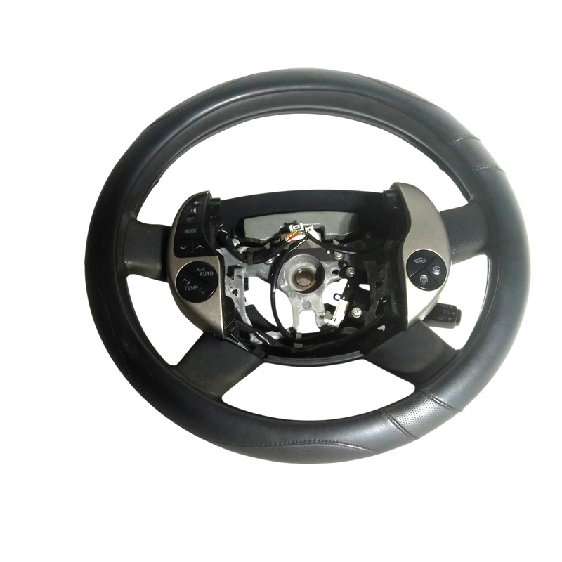 2004-2009 Toyota Prius Steering Wheel Navigation LIMITED Black Leather OEM 10914