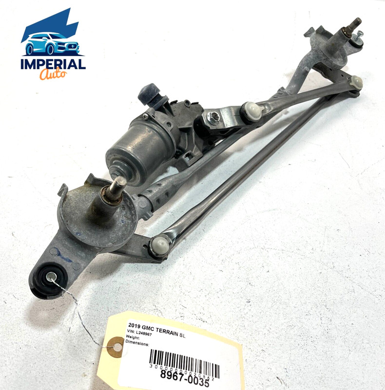 2018 - 2022 GMC TERRAIN FRONT WINDSHIELD WIPER TRANSMISSION LINKAGE & MOTOR OEM