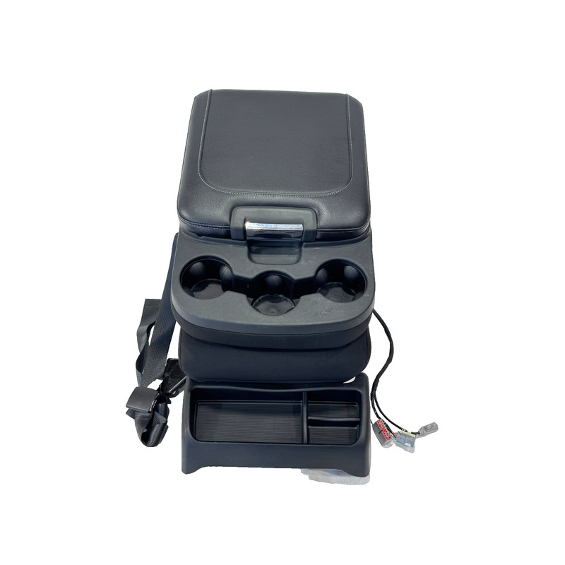 📌13-23 RAM 1500-3500 QUAD CAB FRONT CENTER CLOTH JUMP SEAT BLACK 2 USB ARM REST