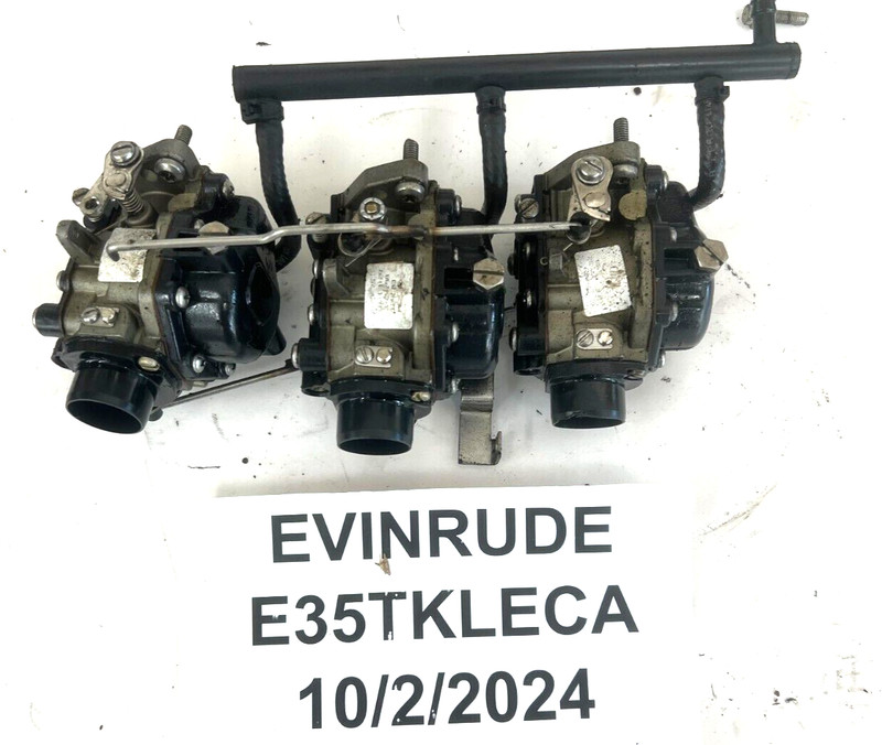 Evinrude Outboard 35hp 2-stroke carburetor assy 97-01 0438275 FRESHWATER!