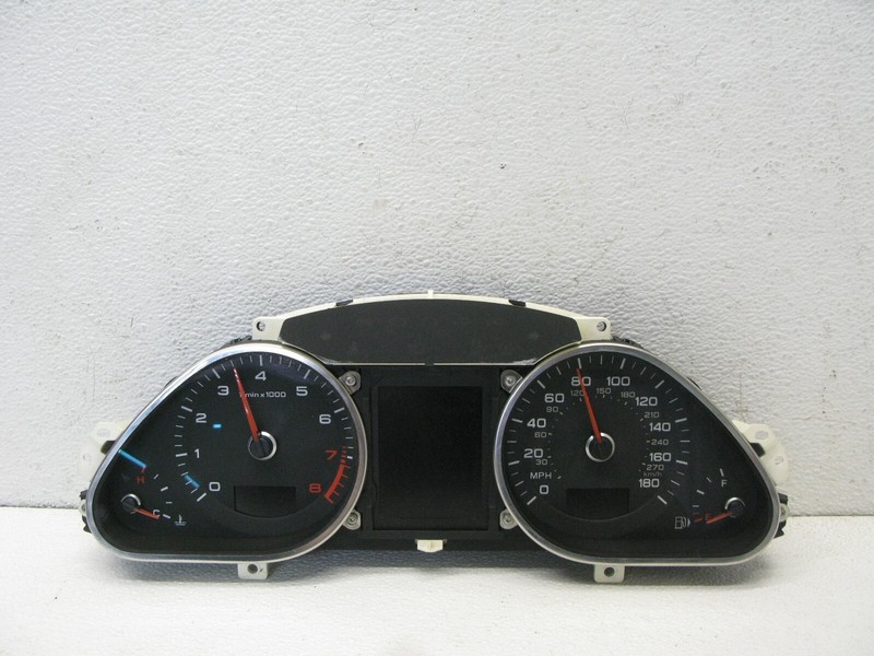 09-11 AUDI C6 A6 SPEEDOMETER INSTRUMENT GAUGE CLUSTER 180 MPH OEM 020321B