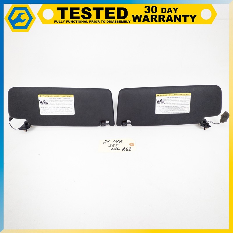 14-24 PORSCHE MACAN LEFT RIGHT INNER SUNSHADE SUNVISOR SET OEM
