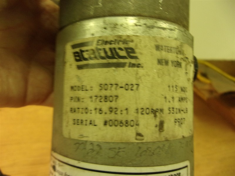 Electric Statuce 5077-007 172807 1.1Amps 115VDC *FREE SHIPPING*