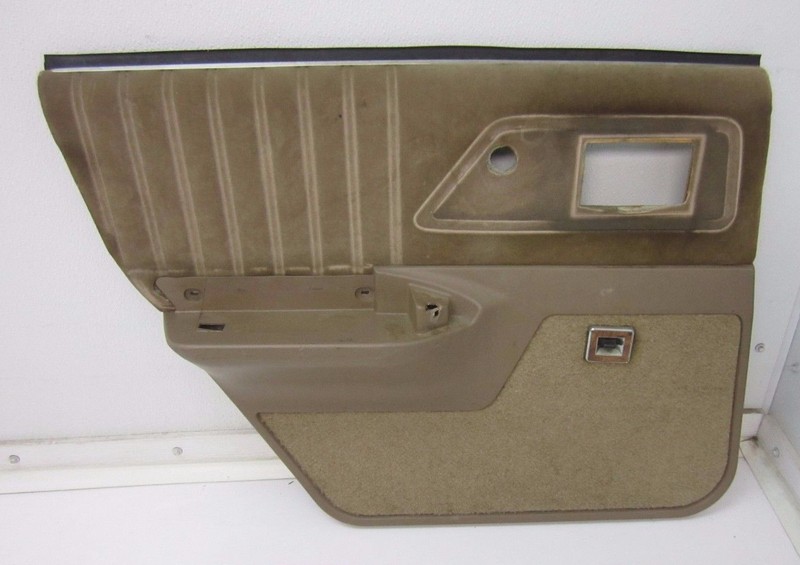 DOOR PANEL LEFT DRIVER SIDE REAR BACK COVER TRIM CAR TAN for 89-96 CENTURY CIERA