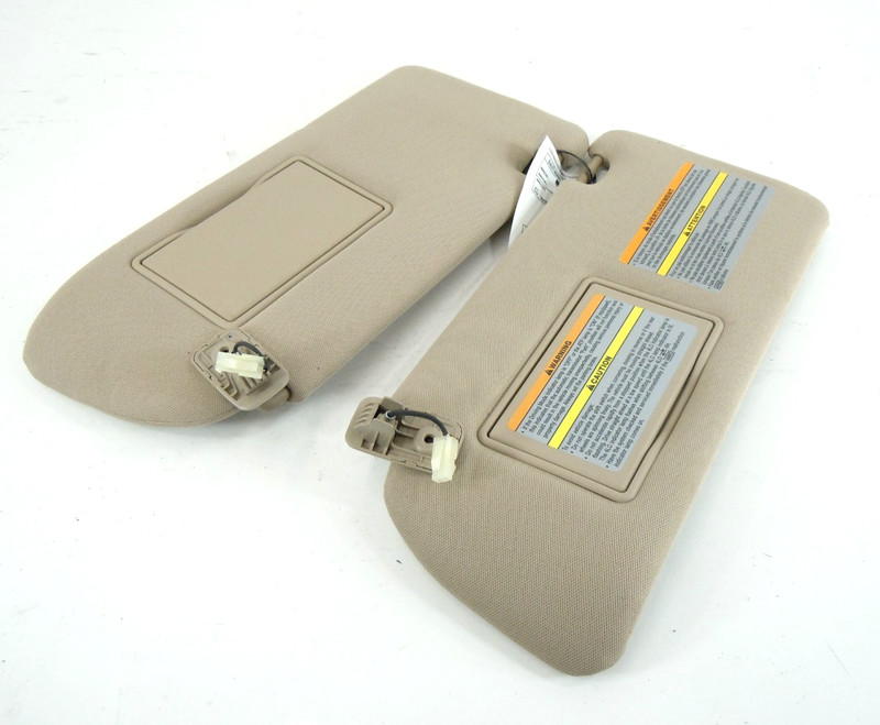 2005-2012 Nissan Pathfinder Sun Shade Visor Pair Left Right W/ Illumination 4x4