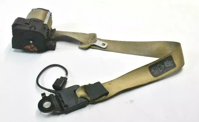 07-15 Jaguar XK XKR X150 Front Right Passenger Seat Belt Retractor Beige OEM
