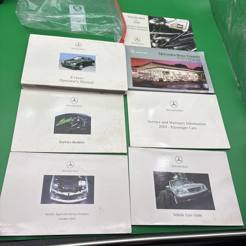 2001 Mercedes-Benz E-Class, Service Information, Care Guide, With Free Shipping