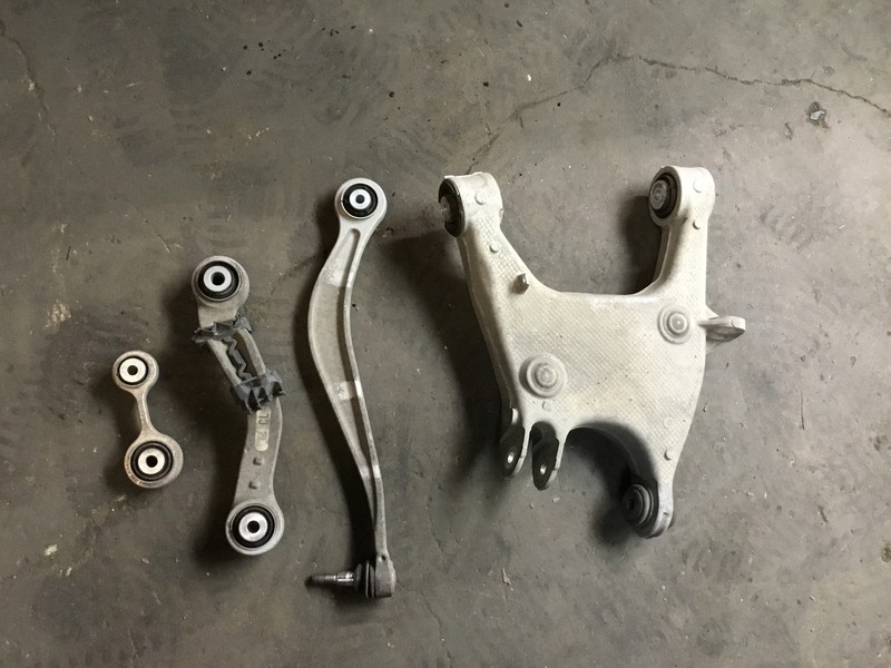 BMW 650I 650 F06 2013 RWD Rear Left Driver Control Arm Set 4 PCS 12 - 16 |:Y