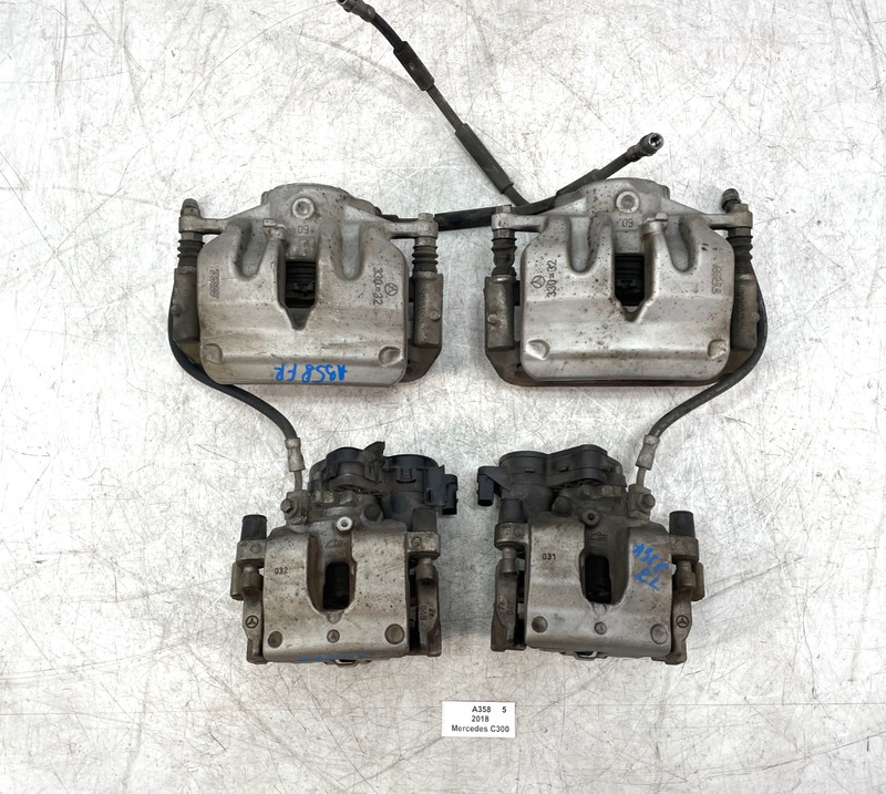 ✅ 15-23 OEM Mercedes C300 C43 A205 W205 Front Rear Right Left Brake Caliper SET
