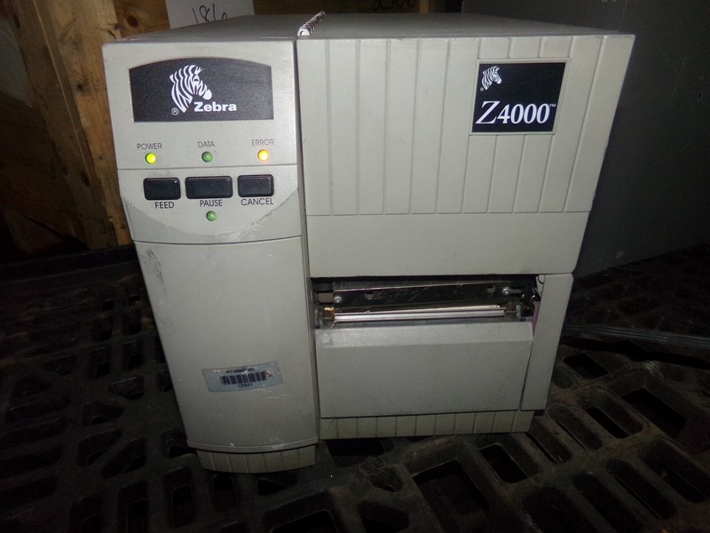 Zebra Z4000 Thermal Barcode Label Printer For Parts or repair *FREE SHIPPING*