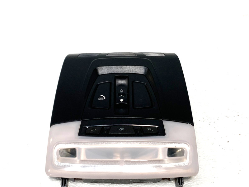16-18 BMW 340i F30 FRONT CENTER OVERHEAD CONSOLE LIGHT SWITCH OEM #A0.13