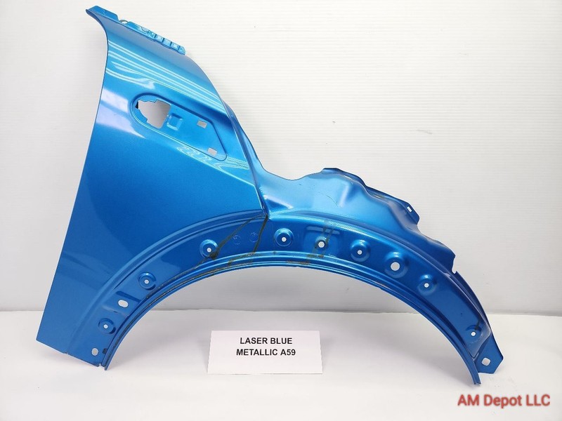 2008 Mini Cooper S R55 R56 R57 R58 R59 Front Right Passenger Fender Laser Blue