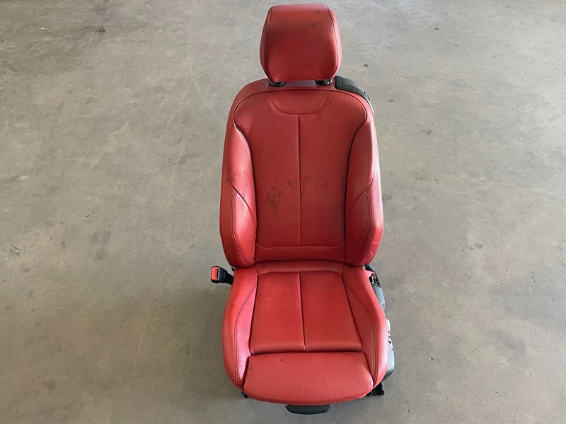 14 15 16 17 BMW F23 M235i Convertible Front Left Driver Seat Red 1375 OEM