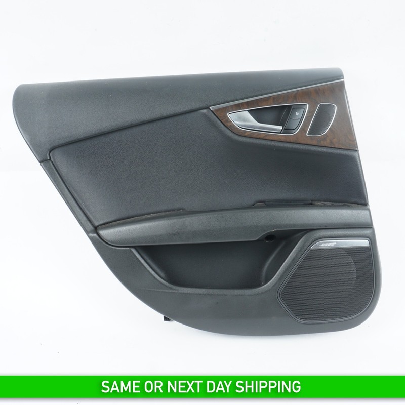 2012 - 2018 AUDI A7 REAR LEFT DRIVER SIDE DOOR PANEL TRIM OEM