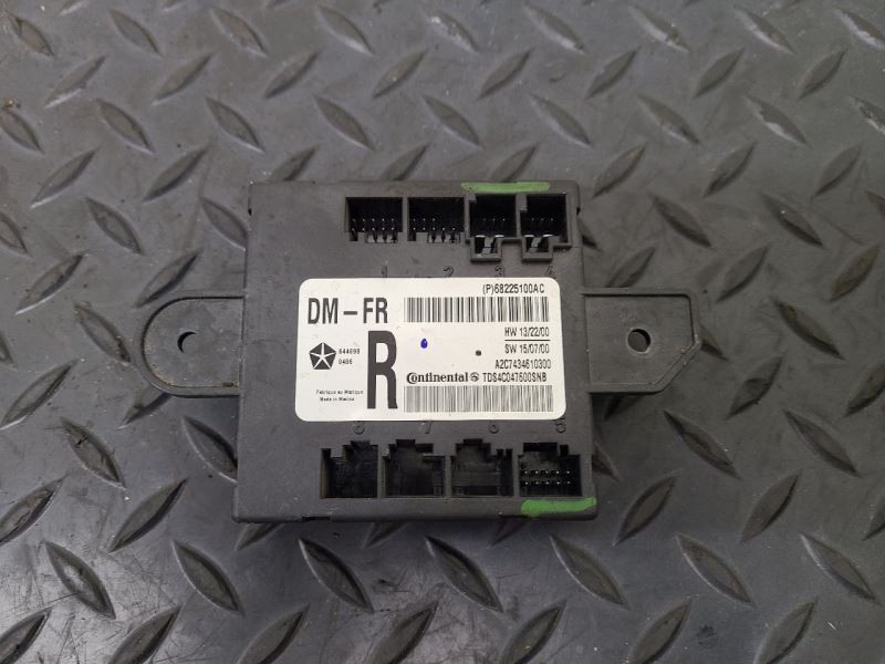 13-16 Dodge Ram 1500 Right Passenger Door Control Module OEM 68225100AC