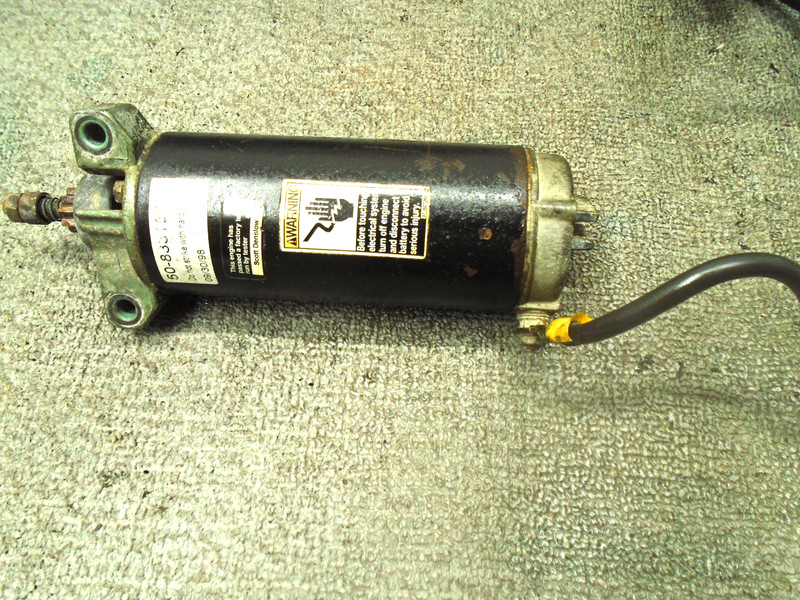 OEM Optimax Starter Motor 50-8331535 Mercury Mariner 115-225 Hp Outboard Motor
