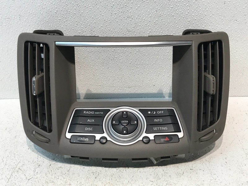 09 - 13 Infiniti G37 CENTER CONSOLE AC HEATER VENT SCREEN BEZEL TRIM CONTROL OEM