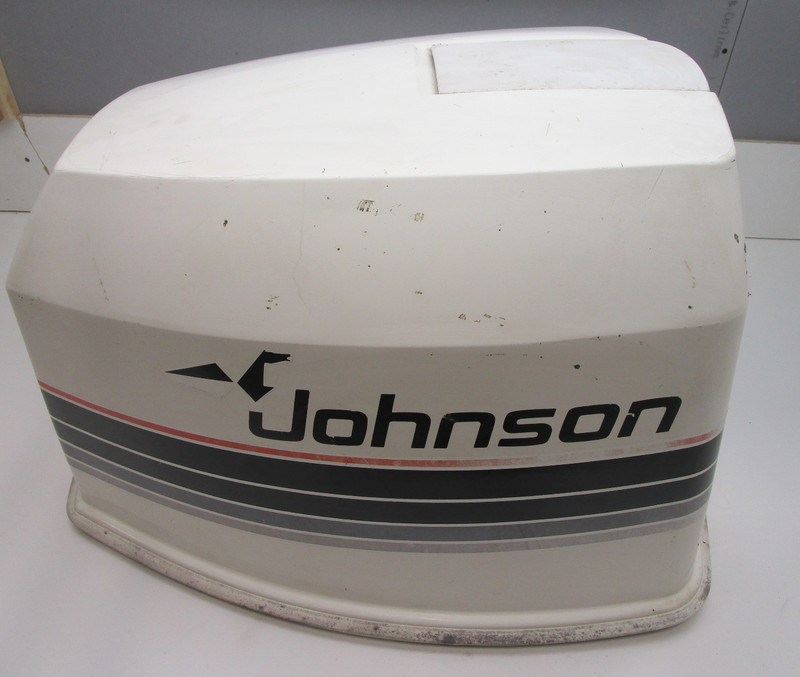 0394390 OMC Johnson Outboard 185 HP V6 Top Engine Cowl Motor Cover Hood 1984