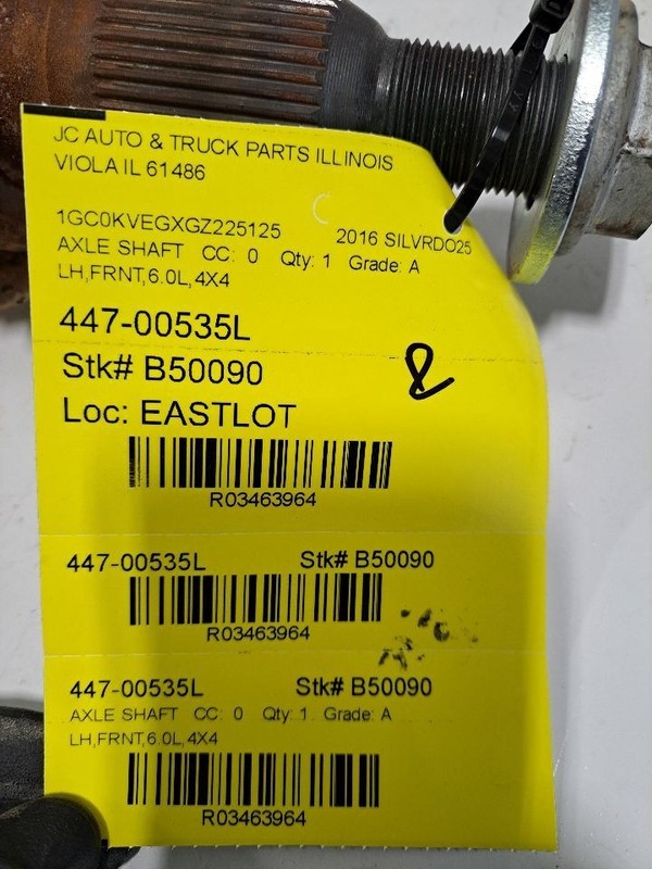 Axle Shaft Front Axle Fits 11-19 SIERRA 2500 PICKUP 3463964