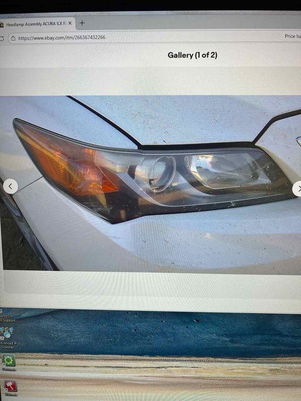 Headlamp Assembly ACURA ILX Right 13 14 15
