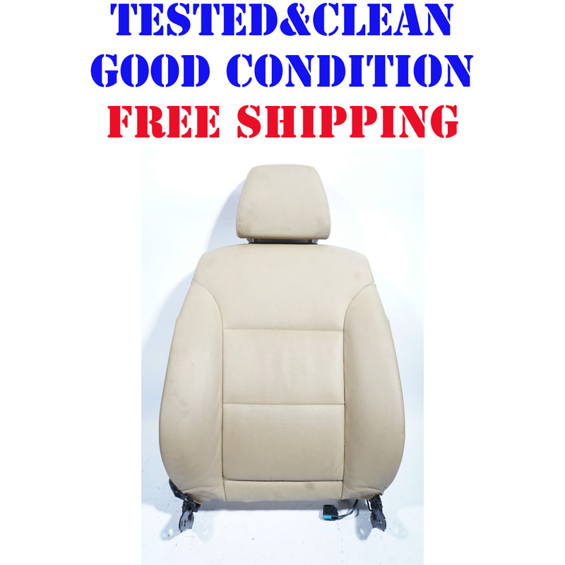 04-07 BMW 525i 530i E60 FRONT RIGHT PASS SEAT BACK BACKREST W/HEADREST OEM