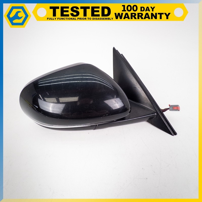 16-20 JAGUAR XF X260 RIGHT PASSENGER REAR VIEW DOOR MIRROR W/ BLIND SPOT OEM