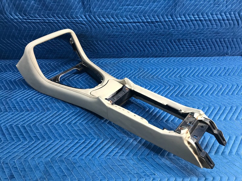 97-02 JAGUAR XK8 Center Console Assembly Trim Frame Beige