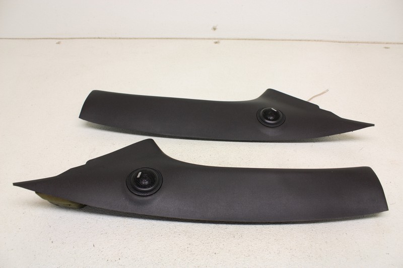 Fiat 500 Black Left Right A Pillars Pillar Set W/ Recoil Tweeters Oem 2012-2018