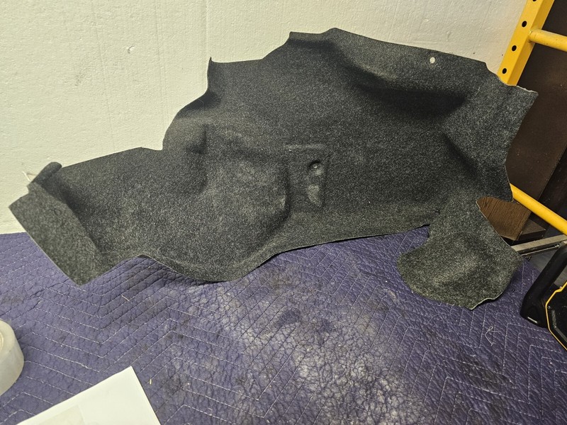 2013-2014 FORD MUSTANG Convertible TRUNKLiner Carpet Right Side