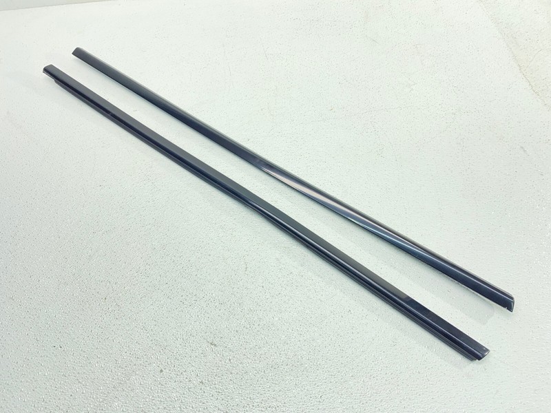 12-19 BMW F12 F13 M6 Left Right Exterior Door Trim Molding Gloss Black Set! OEM✅