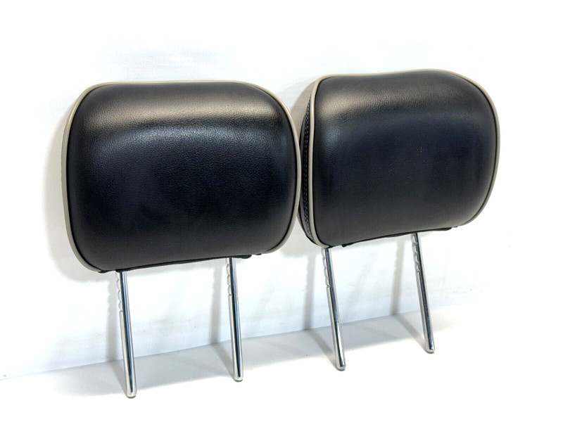 ✅19-2024 RAM 1500 LARAMIE 5TH GEN FRONT RIGHT & LEFT HEADREST BLACK LEATHER OEM