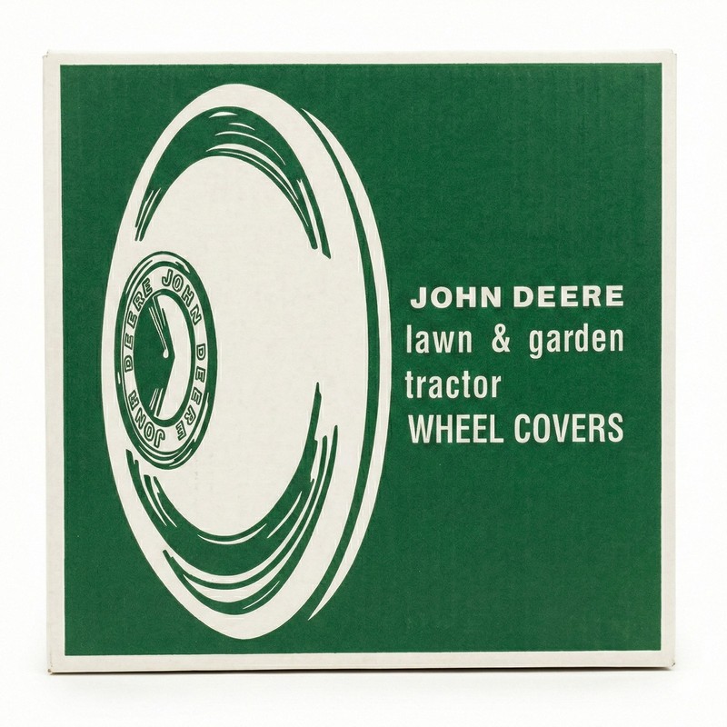 Chrome John Deere 12" Hub Caps M42184 Wheel Covers Baby Moons Lawn Tractor