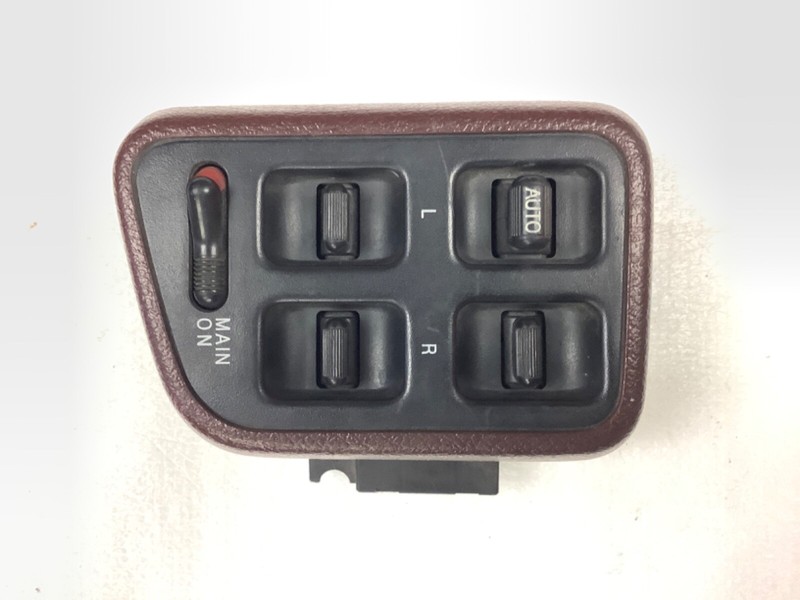 88-91 Civic 4Dr Left Front Power Master Window Switch Panel Bezel Garnish Red