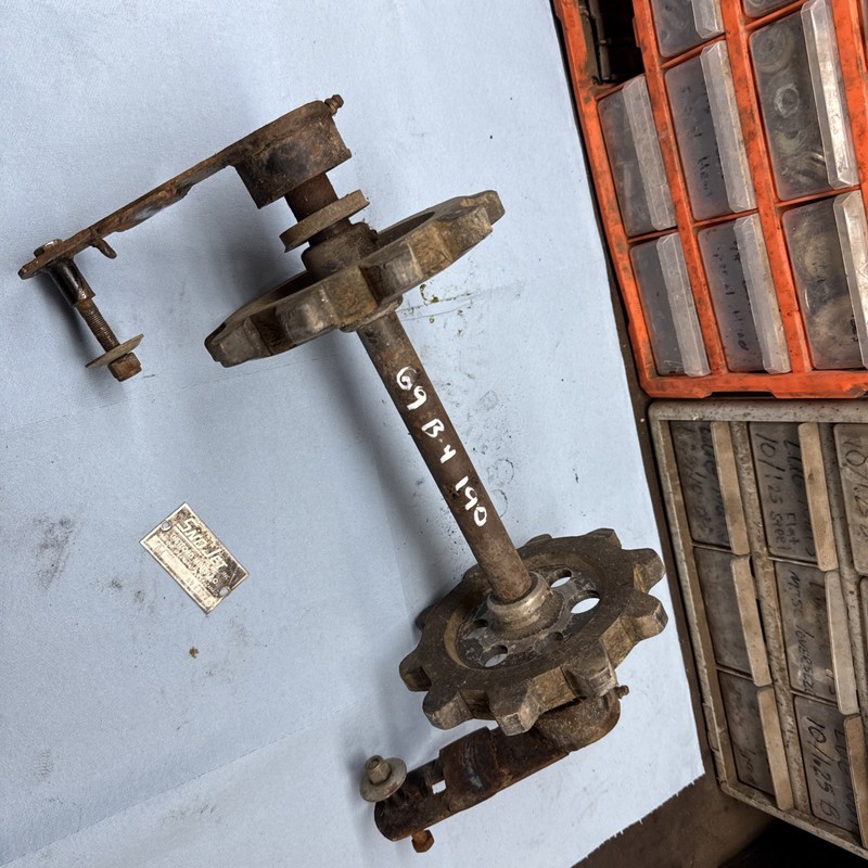 1969 Sno-jet 190 B-4 vintage snowmobile Rear Suspension Idler Wheels