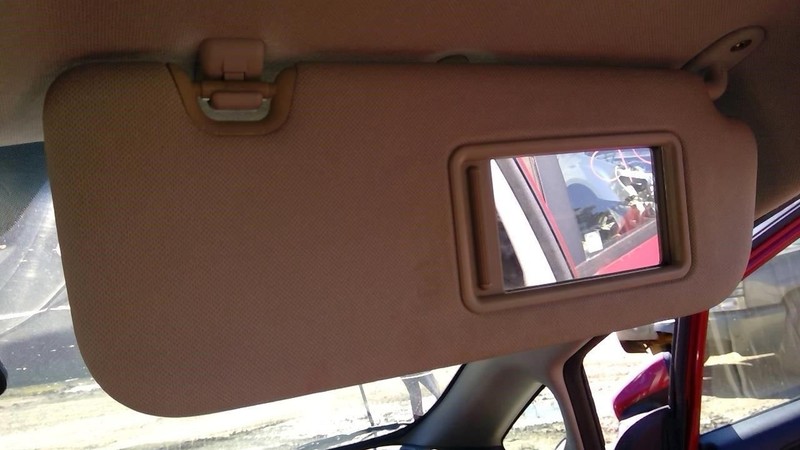 Passenger Sun Visor Without Illumination Hatchback Fits 14-16 FORTE 736049