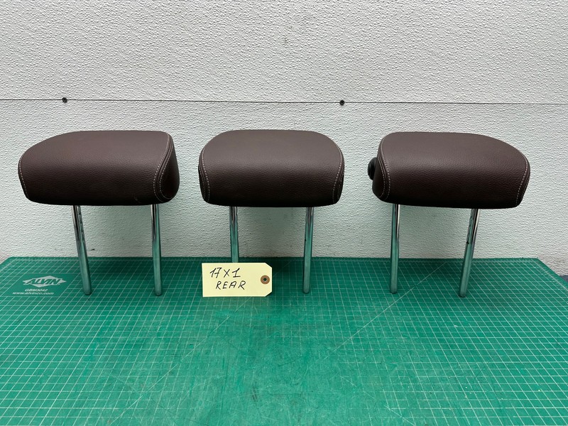 16-22 BMW X1 F48 REAR CENTER RIGHT LEFT SEAT HEADREST SET OEM