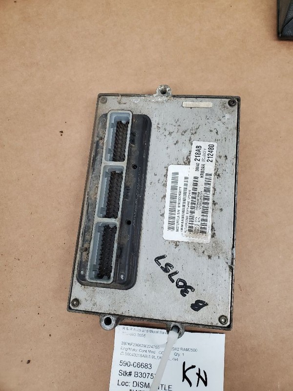 Engine ECM Electronic Control Module Diesel Fits 02 DODGE 2500 PICKUP 295374