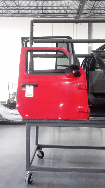 2018 Jeep Wrangler Right Door Red Used OEM 678794 82000 Miles