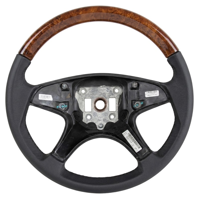 Mercedes Benz Steering Wheel A2044602003 Burred Walnut Wood Leather OEM Factory