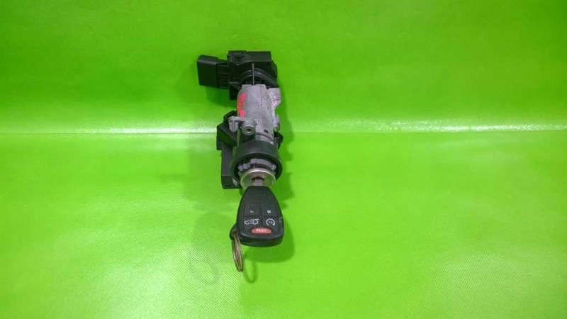 11-14 CHRYSLER 200 IGNITION SWITCH CYLINDER HOUSING W/KEY OEM 4329-10
