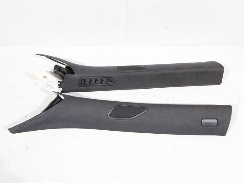 17-22 MASERATI LEVANTE FRONT LEFT & RIGHT PILLAR COVER SPEAKER TRIM VENT SET OEM